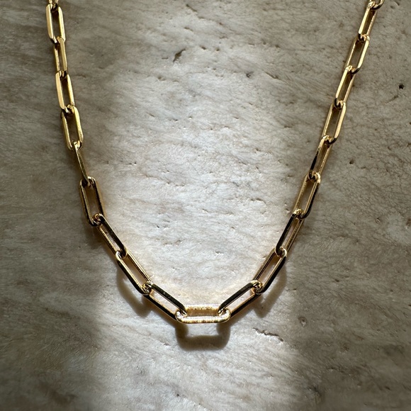 artifice jewelry Jewelry - 18k Gold Filled Paperclip Link Necklace Chain